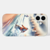 Schneeschuhfahrer im Wasser Case-Mate iPhone Hülle (Rückseite (Horizontal))