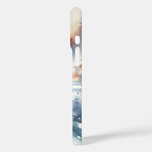 Schneeschuhfahrer im Wasser Case-Mate iPhone Hülle (Rückseite / Links)