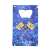 Schneeschuhgeschäft Kreditkartenflaschenöffner (Rückseite)