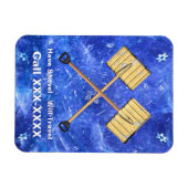 Schneeschuhgeschäft Magnet (Horizontal)