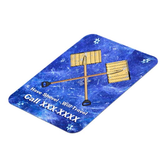 Schneeschuhgeschäft Magnet (Linke Seite)