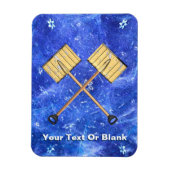 Schneeschuhgeschäft Magnet (Vertikal)