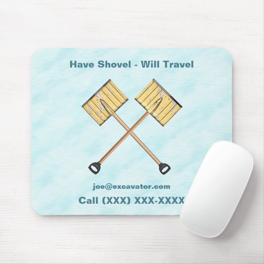 Schneeschuhgeschäft Mousepad (Mit Mouse)