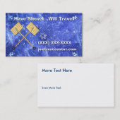 Schneeschuhgeschäft Visitenkarte (Vorne/Hinten)