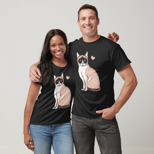 Schneeschuhkatze Funny T-Shirt (Unisex)