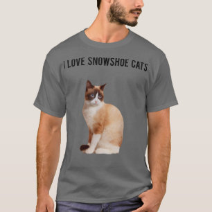 Schneeschuhkatze und ich Liebe Schneeschuhkatzen T-Shirt