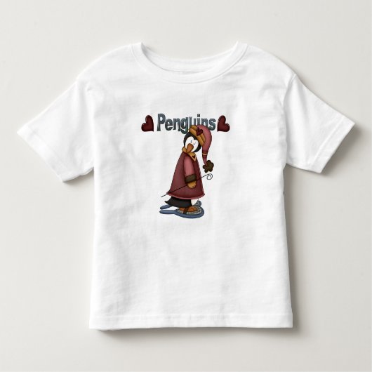 Schneeschuhpinguin-T - Shirt und -Geschenke (Vorderseite)