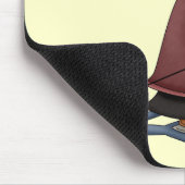 Schneeschuhpinguin-T - Shirt und -Geschenke Mousepad (Ecke)