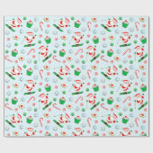 Schneeschuhverleih Geschenkpapier (Flach)