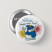 Schneeschuhwanderer Button (Vorne & Hinten)