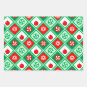 Schneeschuhwandern - Geschenkpapier Set (Vorderseite 2)