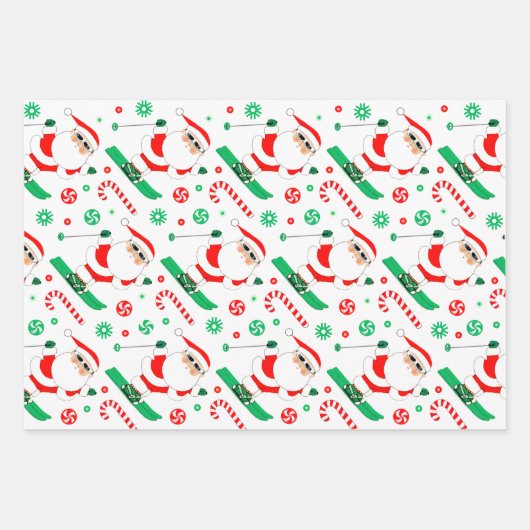 Schneeschuhwandern - Geschenkpapier Set (Vorderseite)