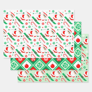 Schneeschuhwandern - Geschenkpapier Set