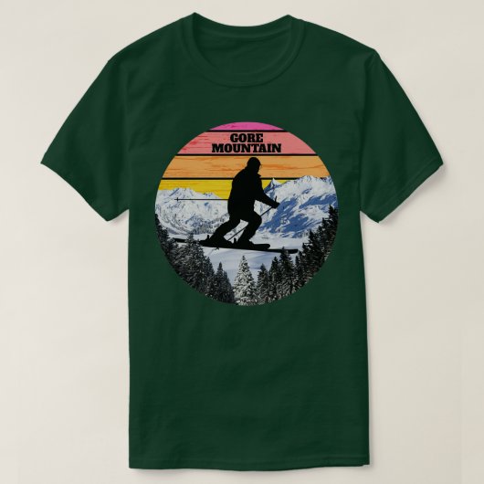 Schneeschuhwandern im Grödnerland New York Amer T-Shirt (Design vorne)
