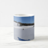 Schneeschuhwandern im Yellowstone-Nationalpark Kaffeetasse (Mittel)