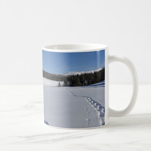 Schneeschuhwandern im Yellowstone-Nationalpark Kaffeetasse (Rechts)