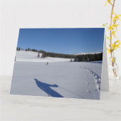 Schneeschuhwandern im Yellowstone-Nationalpark Karte (Gelbe Blume)