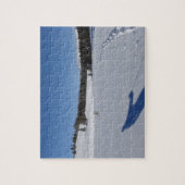 Schneeschuhwandern im Yellowstone-Nationalpark Puzzle (Vertikal)