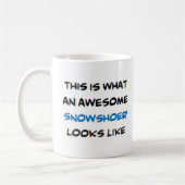Schneeschuhwandern, phantastisch kaffeetasse (Links)