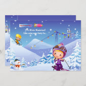 Schneeschuhwandern zu Einladung (Vorne/Hinten)