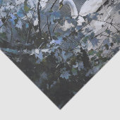 Schneeschwäne, Winter am Teich Seidenpapier (Ausschnitt)