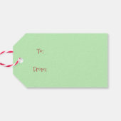 SCHNEESCHWÄTER, SCHWARZE CAT XMAS HALLOWEG GESCHENKANHÄNGER (Rückseite Horizontal)