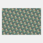 SCHNEESCHWÄTER, SCHWARZE CAT XMAS HALLOWEG GESCHENKPAPIER SET (Vorderseite)