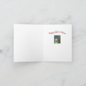 SCHNEESCHWÄTER, SCHWARZE CAT XMAS HALLOWEG KARTE (Innenseite)