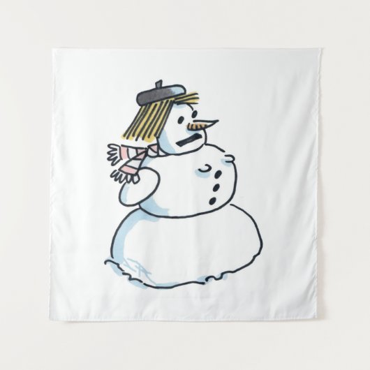 Schneeschwulst Wandteppich (Vorderseite)