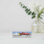 Schneeservice Mini Visitenkarte (Stehend Vorderseite)
