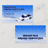 Schneeservice Visitenkarte (Vorne/Hinten)