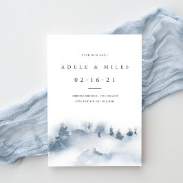 schneesicher | Winterfarbe Save the Date