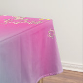 Schneesichere Lila Weihnachtsbaumszene Tischdecke (Beispiel)