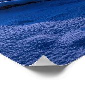 Schneesichere Ostseeküste mit Tannenbaum in der Na Poster (Ecke)