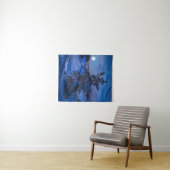 Schneesichere Ostseeküste mit Tannenbaum in der Na Wandteppich (Beispiel (Horizontal))