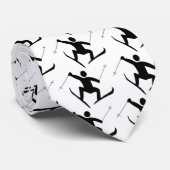 Schneeski Krawatte (Gerollt)