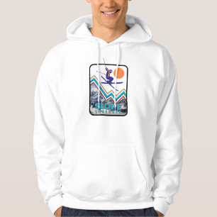 Schneeskifahren Hoodie