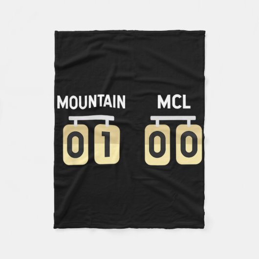 Schneesnowboarden Schaden McL wird gut Erholung Fleecedecke (Vorderseite)