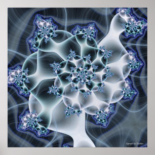 Schneespirale Poster