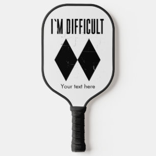Schneesportarten Ich bin schwer Ski Gag Pickleball Schläger