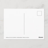 Schneestadt-Gemälde von Alfred Fox Postkarte (Rückseite)