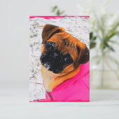 Schneestag Dankeskarte (Stehend Vorderseite)