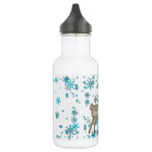 Schneestag Edelstahlflasche (Links)