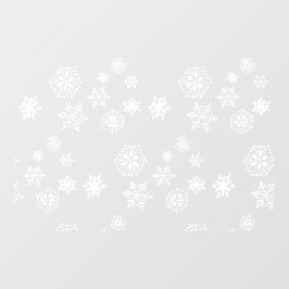 Schneestag Fensteraufkleber