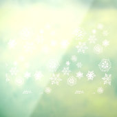 Schneestag Fensteraufkleber (Blatt 3)