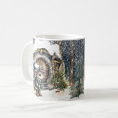 Schneestag Kaffeetasse (Vorderseite Links)