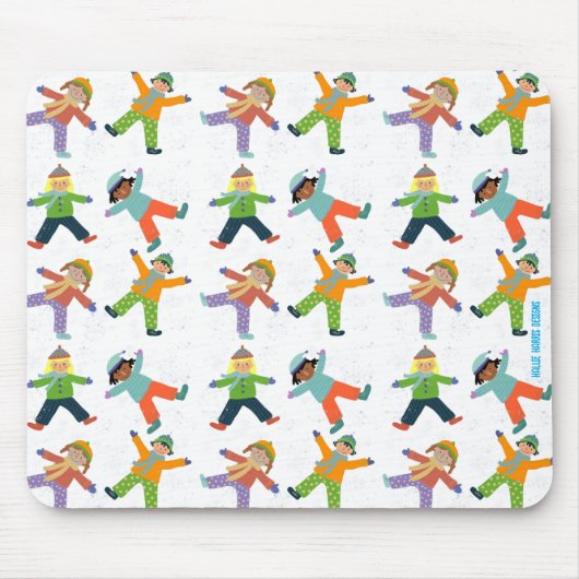 Schneestag Mousepad (Vorne)