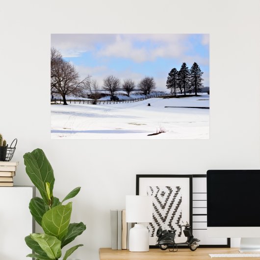 Schneestag Poster (Heimbüro)