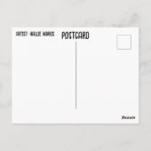 Schneestag Postkarte (Rückseite)