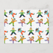 Schneestag Postkarte (Vorderseite)